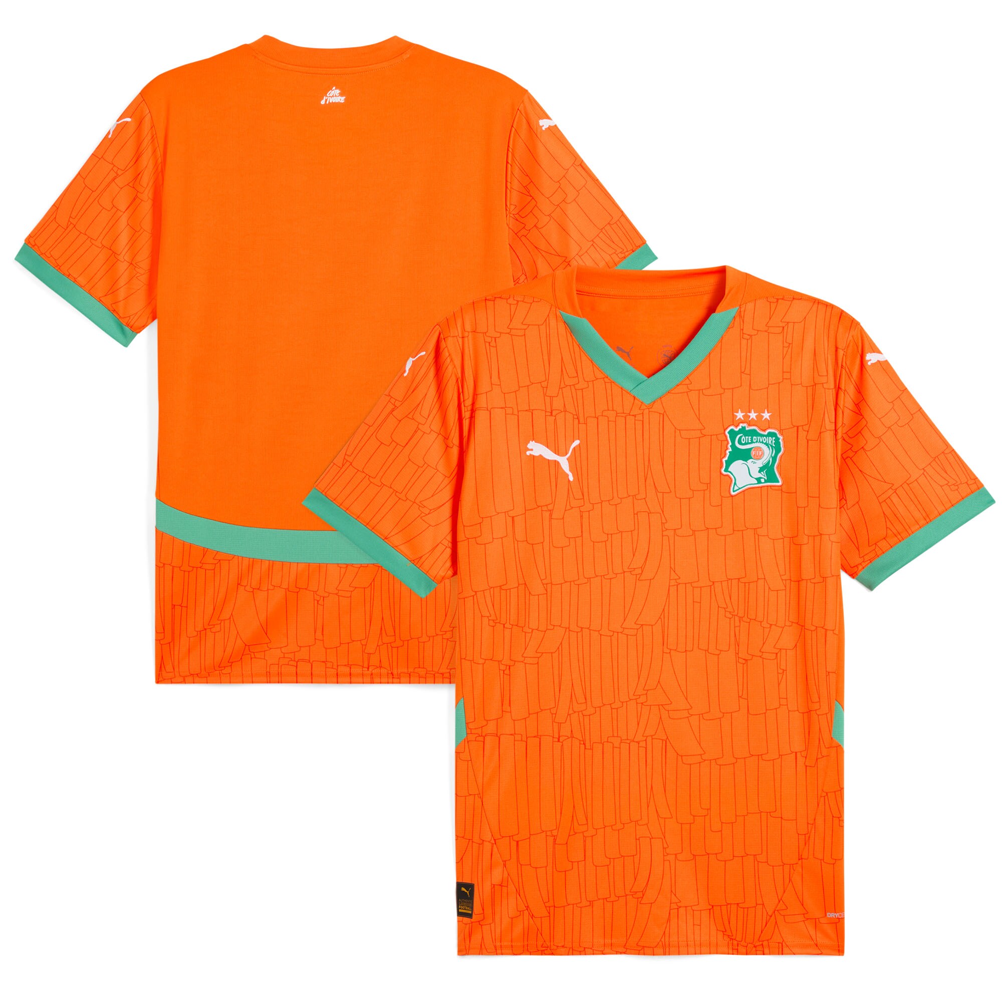 Shop ivory coast national team puma 2025 home replica jersey – orange – Argentina National Team Jerseys & T-Shirts for True Fans