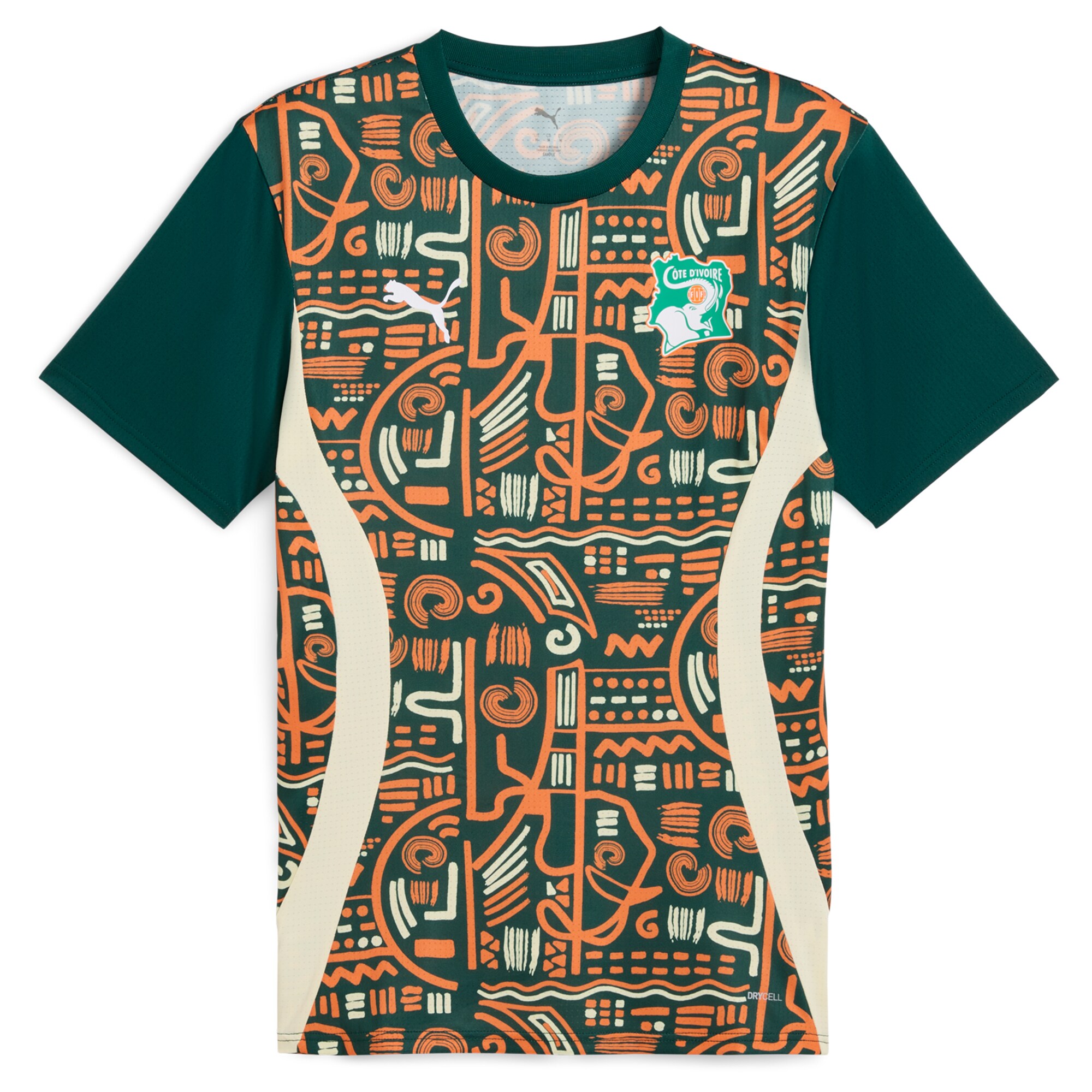 Shop ivory coast national team puma 2025 pre-match jersey – green – Argentina National Team Jerseys & T-Shirts for True Fans