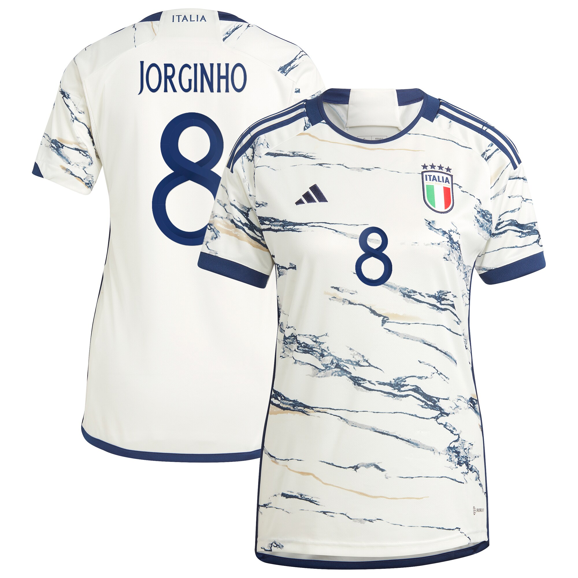 Shop jorginho italy national team adidas women8217s 2023 away replica jersey – white – Argentina National Team Jerseys & T-Shirts for True Fans