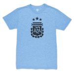 Shop julián Álvarez argentina national team 1863fc player retro tri-blend t-shirt – light blue – Argentina National Team Jerseys & T-Shirts for True Fans