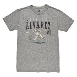 Shop julián Álvarez argentina national team 1863fc snapshot tri-blend t-shirt – heather gray – Argentina National Team Jerseys & T-Shirts for True Fans