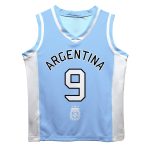 Shop julián Álvarez argentina national team vive la fete mesh basketball jersey – light blue – Argentina National Team Jerseys & T-Shirts for True Fans