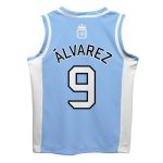 Shop julián Álvarez argentina national team vive la fete mesh basketball jersey – light blue – Argentina National Team Jerseys & T-Shirts for True Fans
