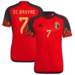 Shop kevin de bruyne belgium national team adidas 202223 home replica jersey – red – Argentina National Team Jerseys & T-Shirts for True Fans