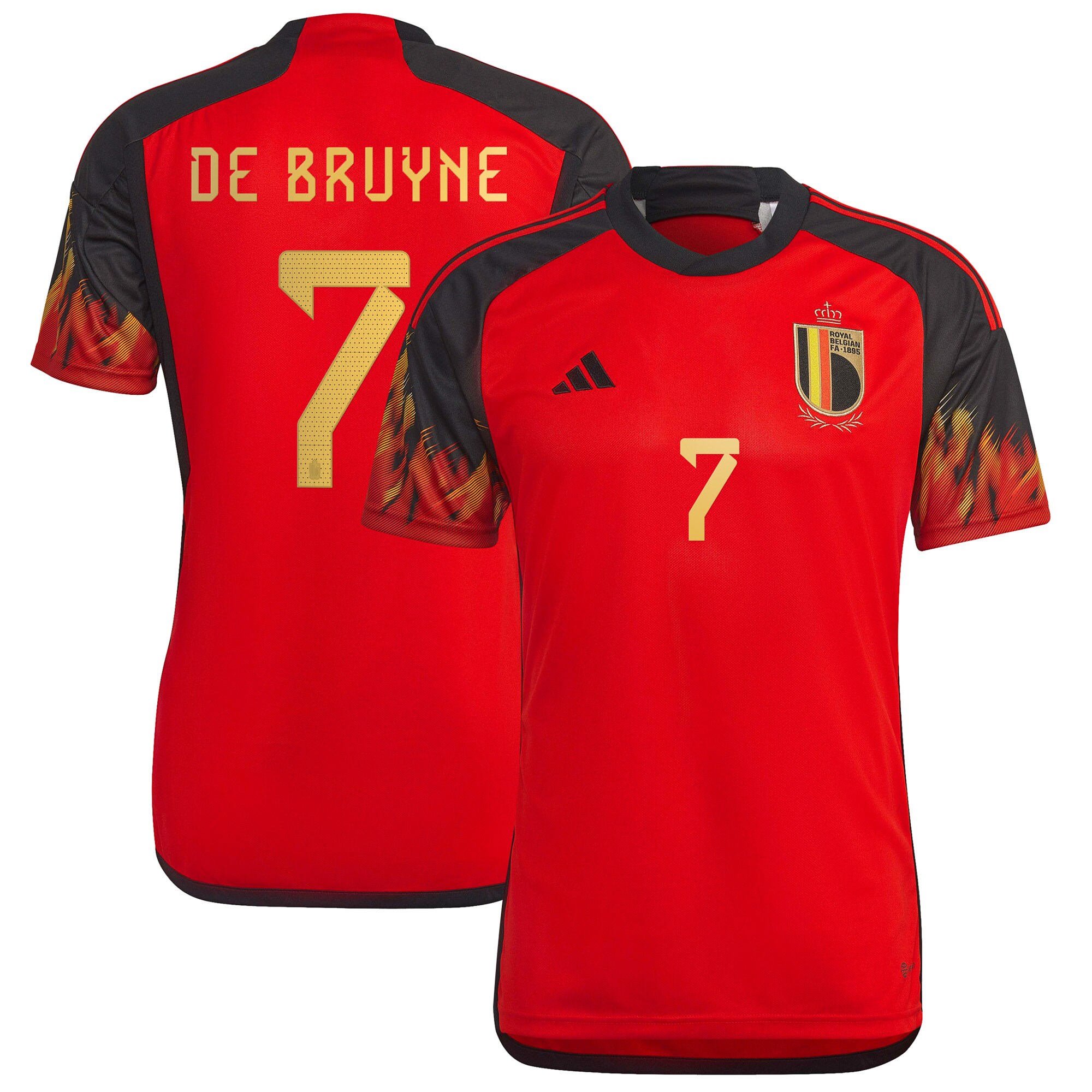 Shop kevin de bruyne belgium national team adidas 202223 home replica jersey – red – Argentina National Team Jerseys & T-Shirts for True Fans