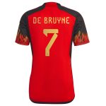 Shop kevin de bruyne belgium national team adidas 202223 home replica jersey – red – Argentina National Team Jerseys & T-Shirts for True Fans