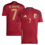 Shop kevin de bruyne belgium national team adidas 2024 home replica player jersey – burgundy – Argentina National Team Jerseys & T-Shirts for True Fans