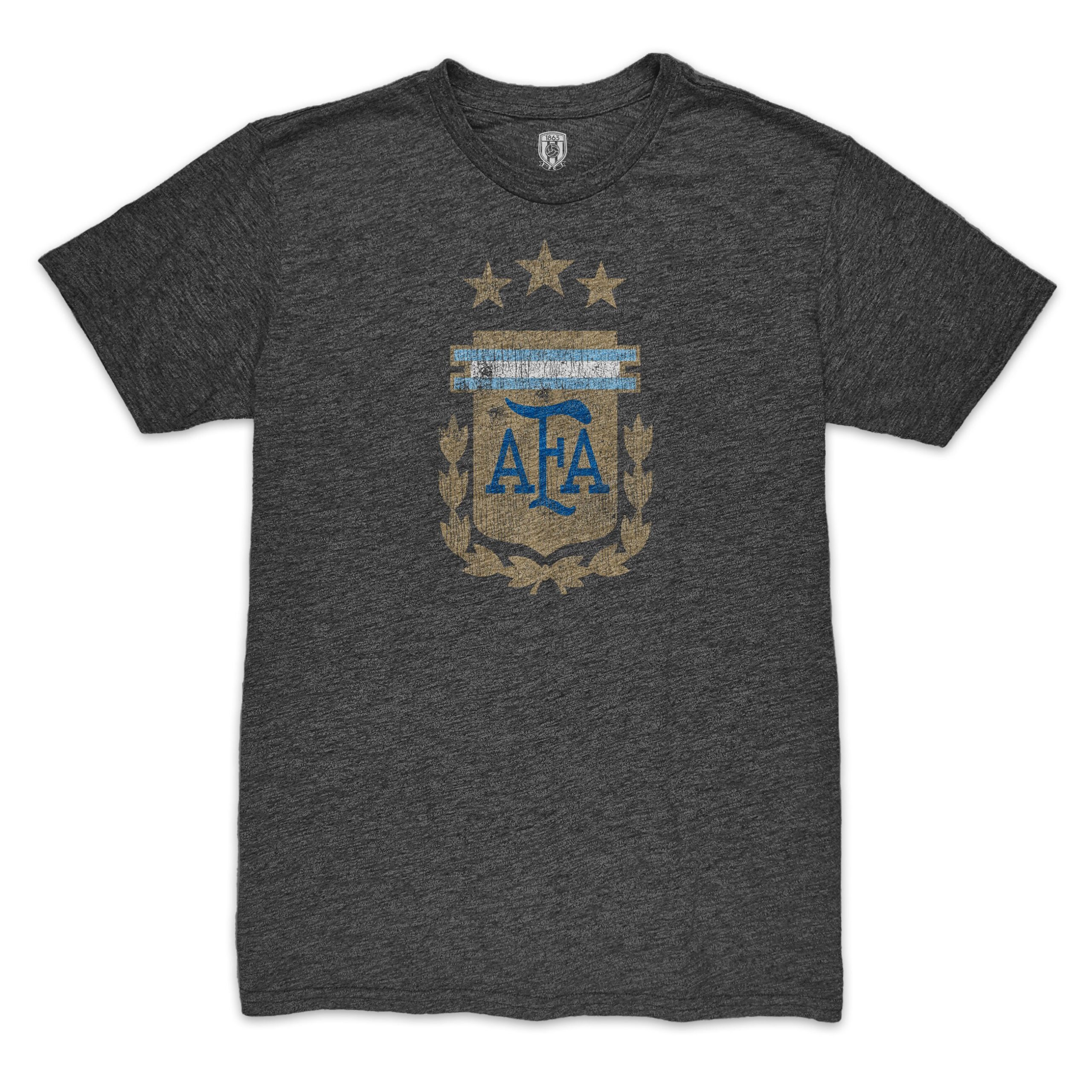 Shop lautaro martinez argentina national team 1863fc retro player tri-blend t-shirt – black – Argentina National Team Jerseys & T-Shirts for True Fans