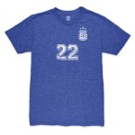 Shop lautaro martinez argentina national team 1863fc retro player tri-blend t-shirt – blue – Argentina National Team Jerseys & T-Shirts for True Fans