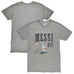 Shop lionel messi argentina national team 1863fc snapshot tri-blend t-shirt – heather gray – Argentina National Team Jerseys & T-Shirts for True Fans