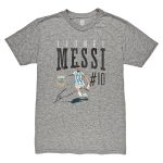 Shop lionel messi argentina national team 1863fc snapshot tri-blend t-shirt – heather gray – Argentina National Team Jerseys & T-Shirts for True Fans
