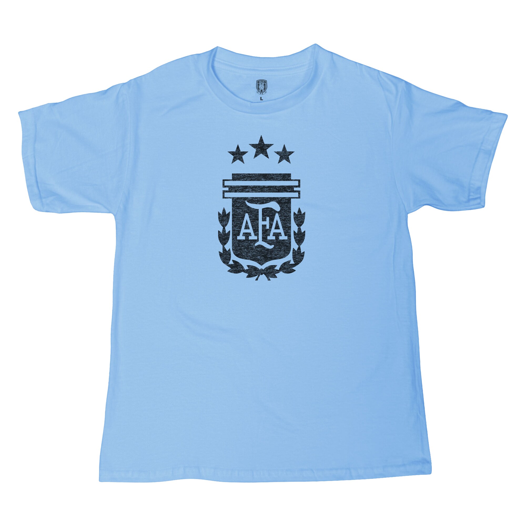Shop lionel messi argentina national team 1863fc youth name amp number t-shirt – light blue – Argentina National Team Jerseys & T-Shirts for True Fans