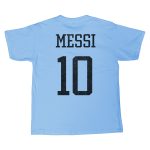 Shop lionel messi argentina national team 1863fc youth name amp number t-shirt – light blue – Argentina National Team Jerseys & T-Shirts for True Fans