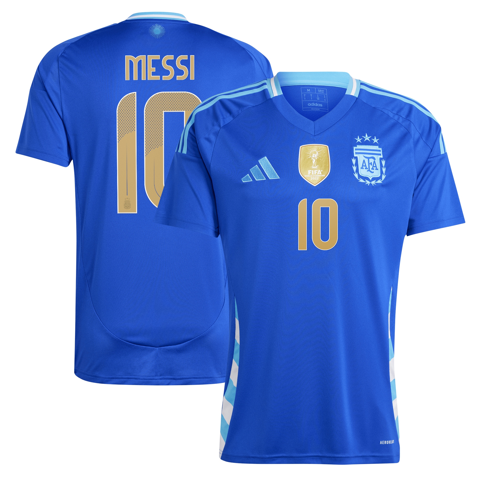 Shop lionel messi argentina national team adidas 2024 away replica player jersey – blue – Argentina National Team Jerseys & T-Shirts for True Fans