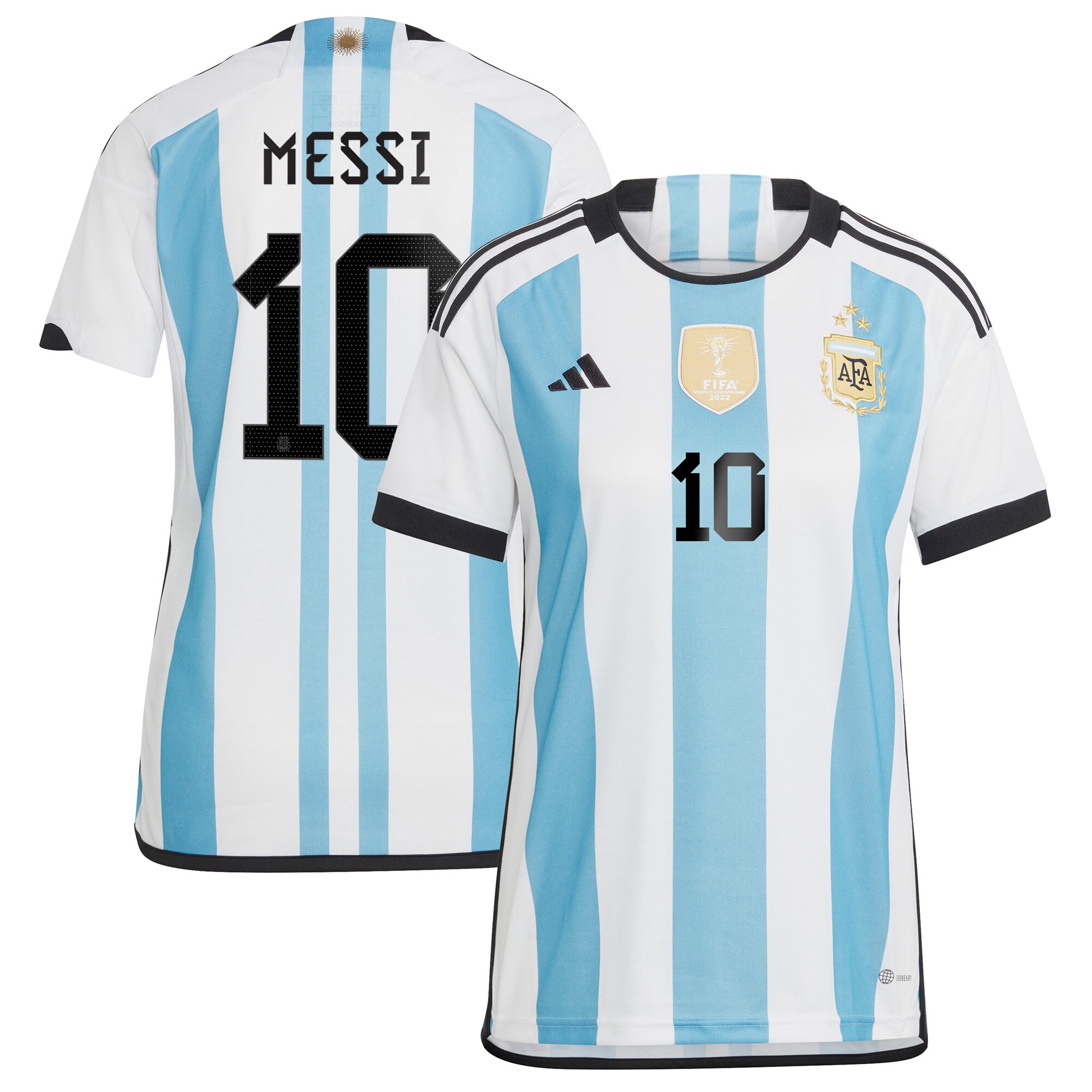 Shop lionel messi argentina national team adidas women8217s 2022 winners home replica jersey – whitelight blue – Argentina National Team Jerseys & T-Shirts for True Fans