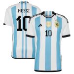 Shop lionel messi argentina national team adidas youth 2022 winners home replica jersey – whitelight blue – Argentina National Team Jerseys & T-Shirts for True Fans