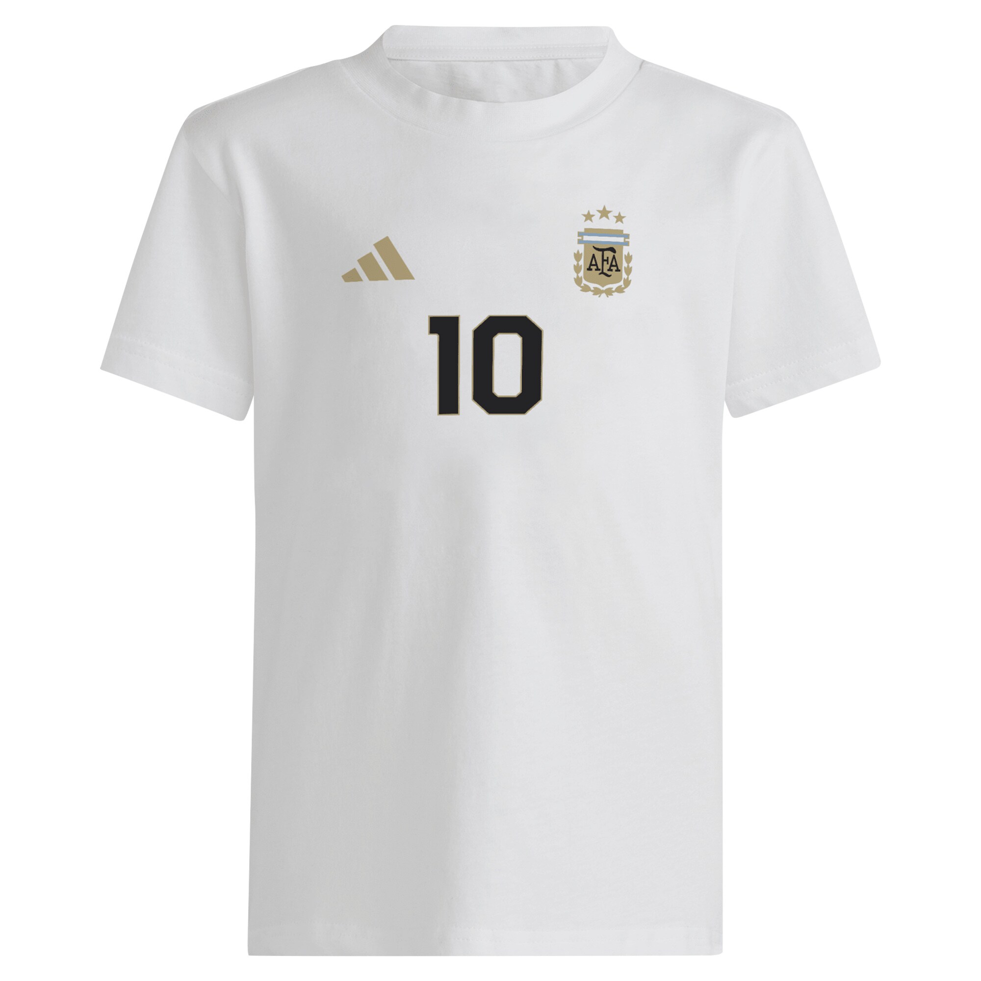 Shop lionel messi argentina national team adidas youth name amp number t-shirt – white – Argentina National Team Jerseys & T-Shirts for True Fans