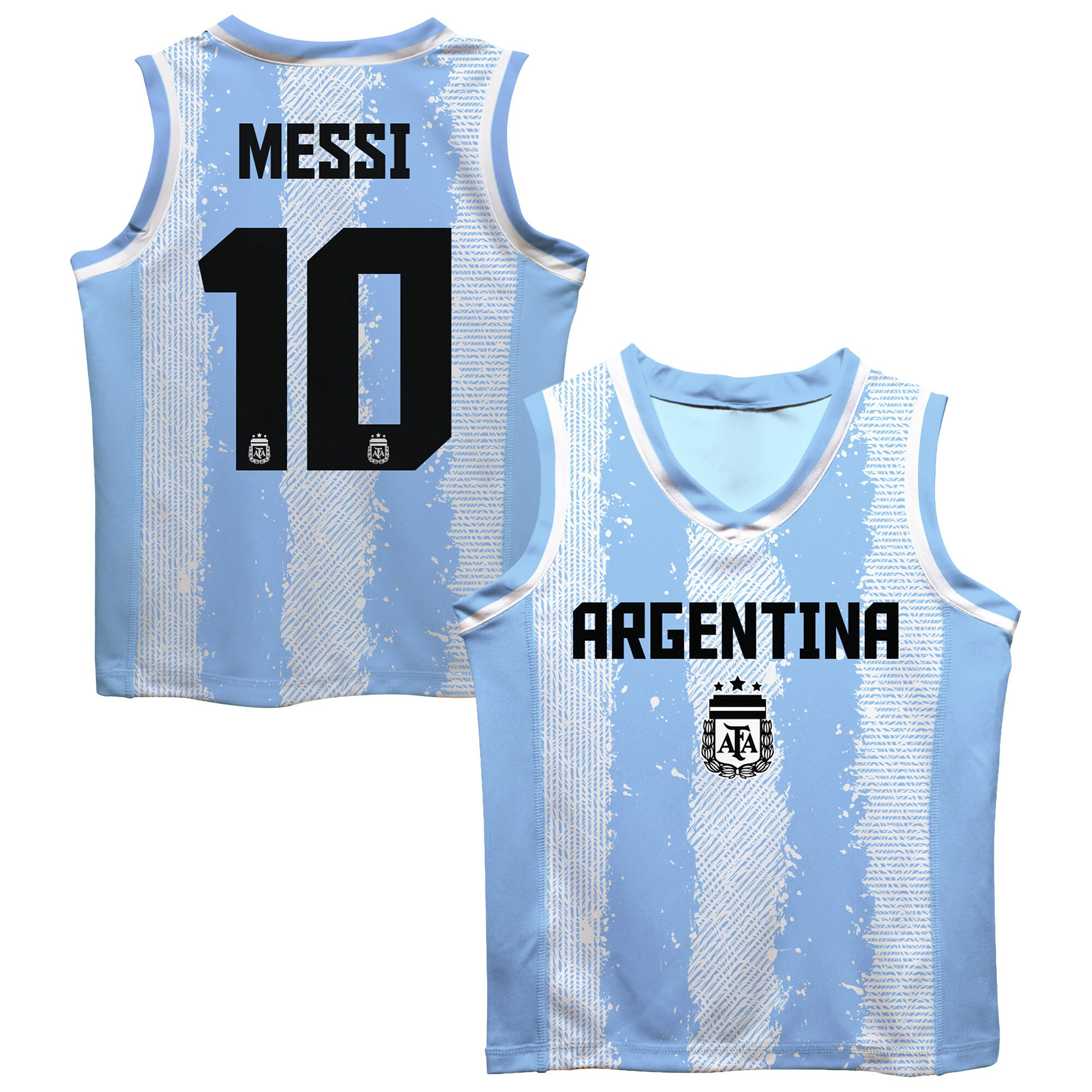 Shop lionel messi argentina national team vive la fete mesh basketball jersey – light blue – Argentina National Team Jerseys & T-Shirts for True Fans