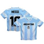 Shop lionel messi argentina national team vive la fete youth painted stripes football jersey – light blue – Argentina National Team Jerseys & T-Shirts for True Fans