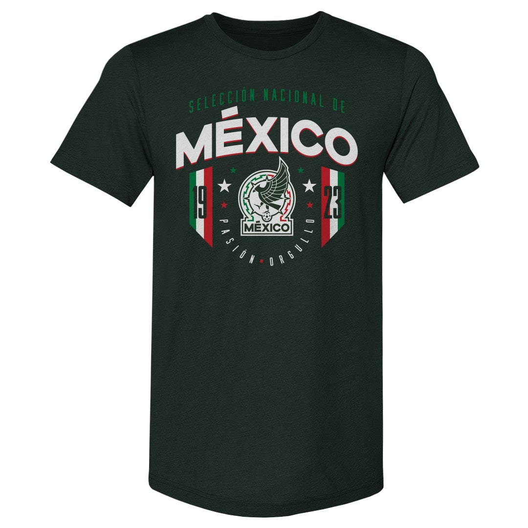 Shop mexico national team 500 level 1923 premium tri-blend t-shirt – forest green – Argentina National Team Jerseys & T-Shirts for True Fans