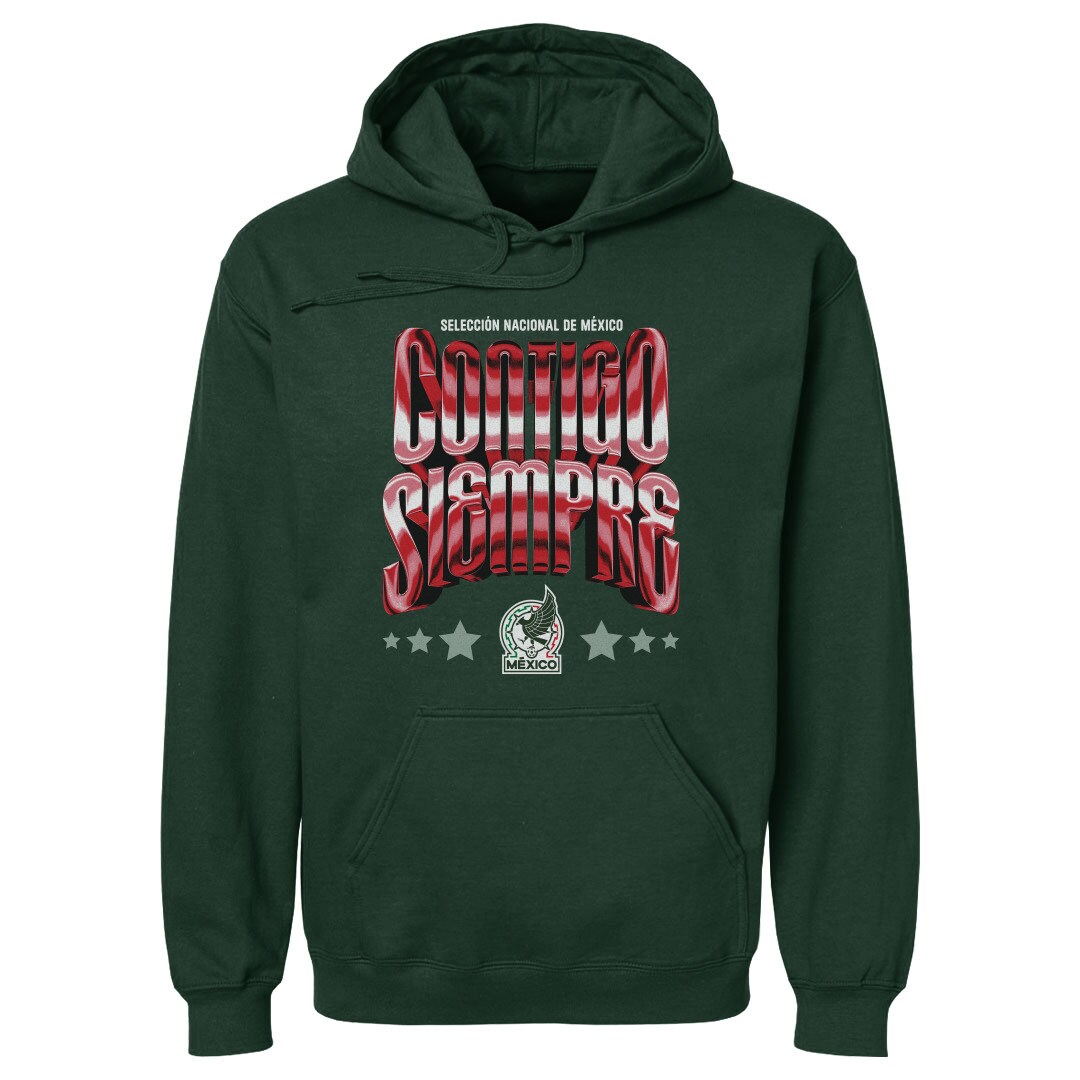 Shop mexico national team 500 level contigo siempre vintage pullover hoodie – forest green – Argentina National Team Jerseys & T-Shirts for True Fans