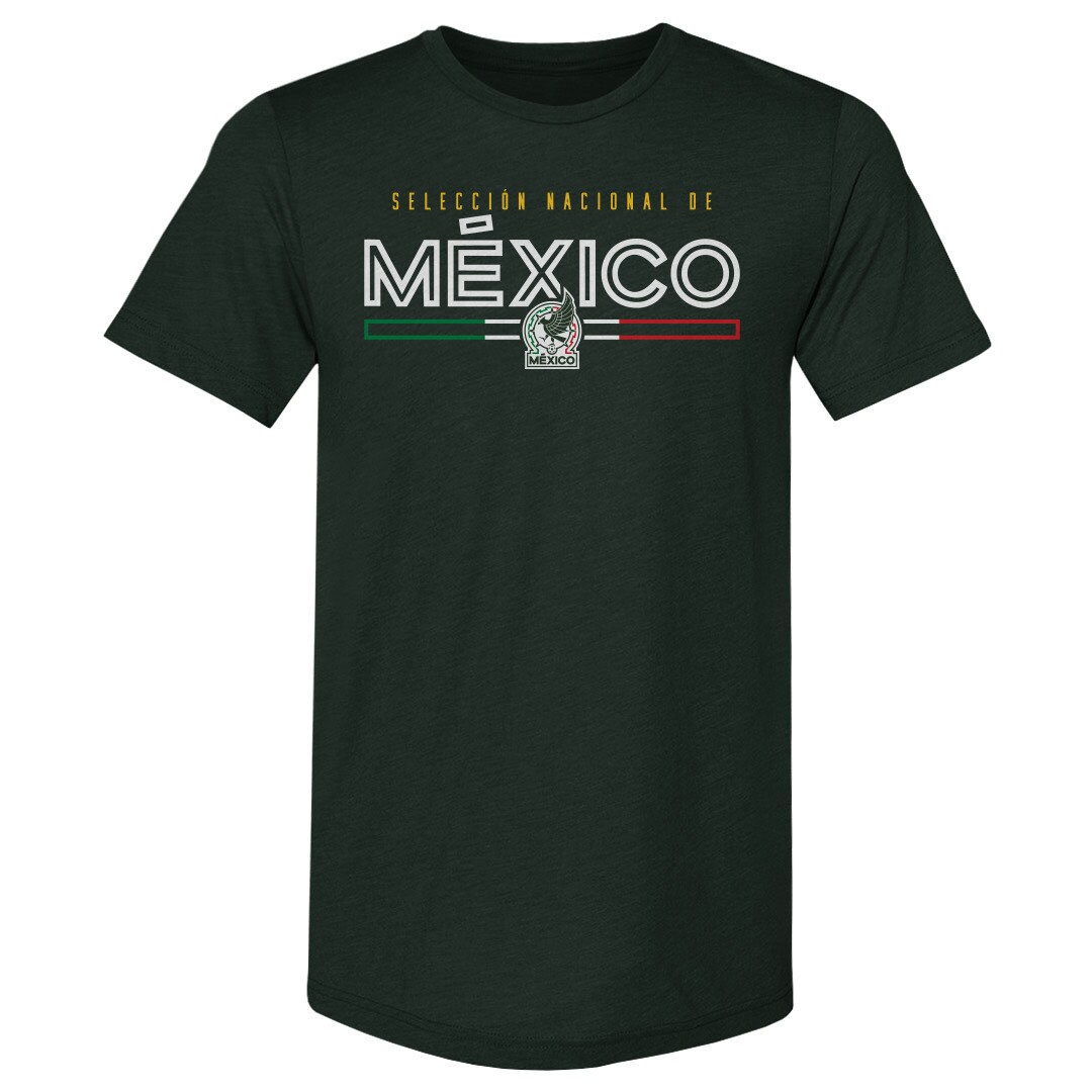 Shop mexico national team 500 level inline premium tri-blend t-shirt – forest green – Argentina National Team Jerseys & T-Shirts for True Fans