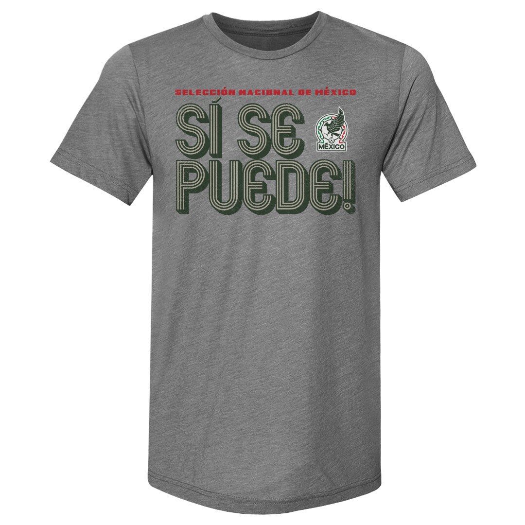 Shop mexico national team 500 level si se puede inline bold premium tri-blend t-shirt – gray – Argentina National Team Jerseys & T-Shirts for True Fans