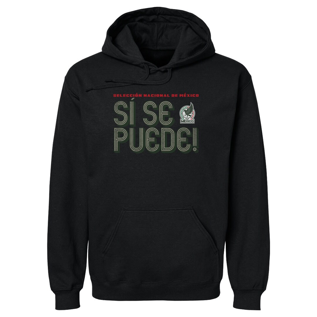 Shop mexico national team 500 level si se puede inline bold pullover hoodie – black – Argentina National Team Jerseys & T-Shirts for True Fans