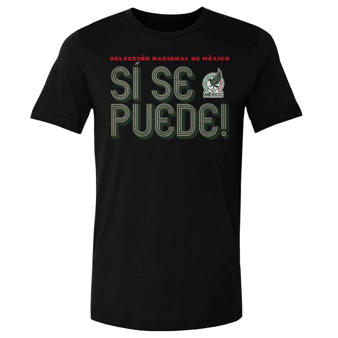 Shop mexico national team 500 level si se puede inline bold t-shirt – black – Argentina National Team Jerseys & T-Shirts for True Fans