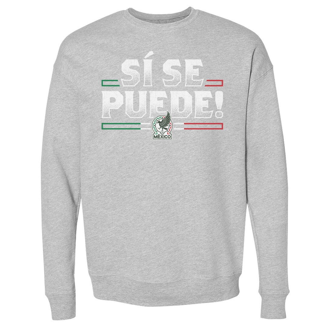 Shop mexico national team 500 level si se puede pullover sweatshirt – heather gray – Argentina National Team Jerseys & T-Shirts for True Fans