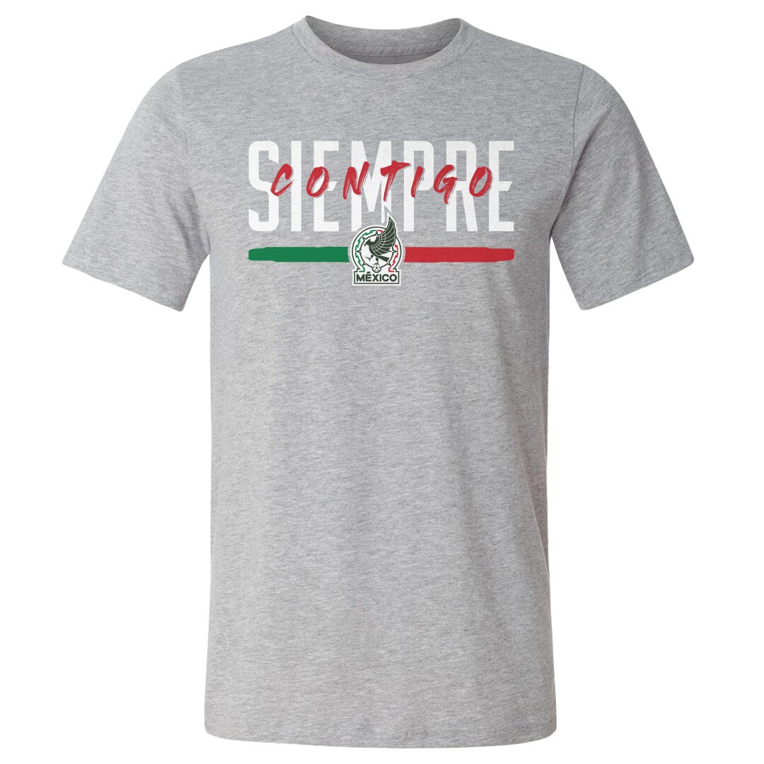 Shop mexico national team 500 level siempre contigo cotton t-shirt – heather gray – Argentina National Team Jerseys & T-Shirts for True Fans