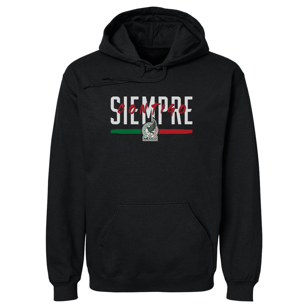 Shop mexico national team 500 level siempre contigo pullover hoodie – black – Argentina National Team Jerseys & T-Shirts for True Fans