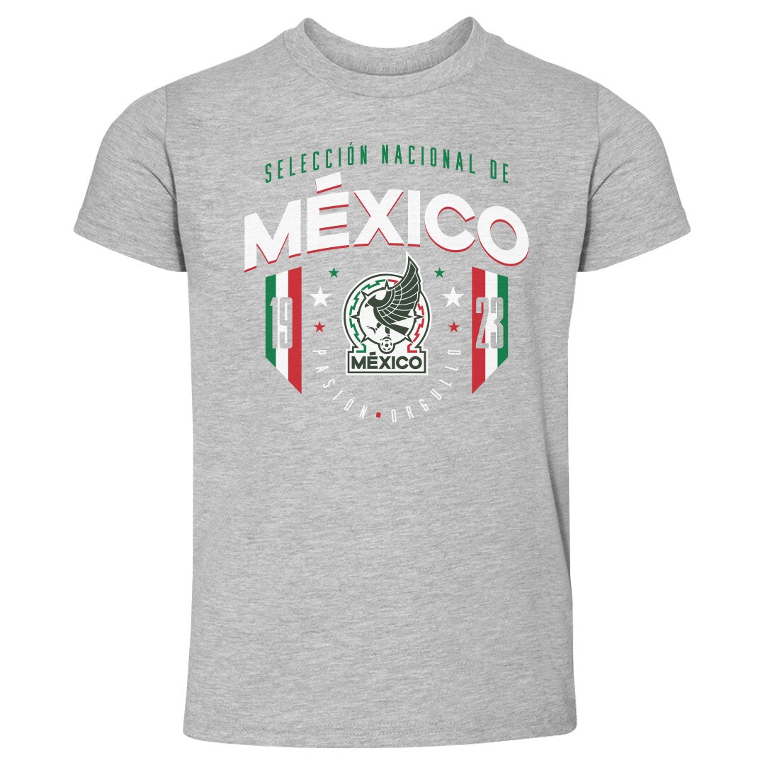 Shop mexico national team 500 level toddler 1923 t-shirt – heather gray – Argentina National Team Jerseys & T-Shirts for True Fans