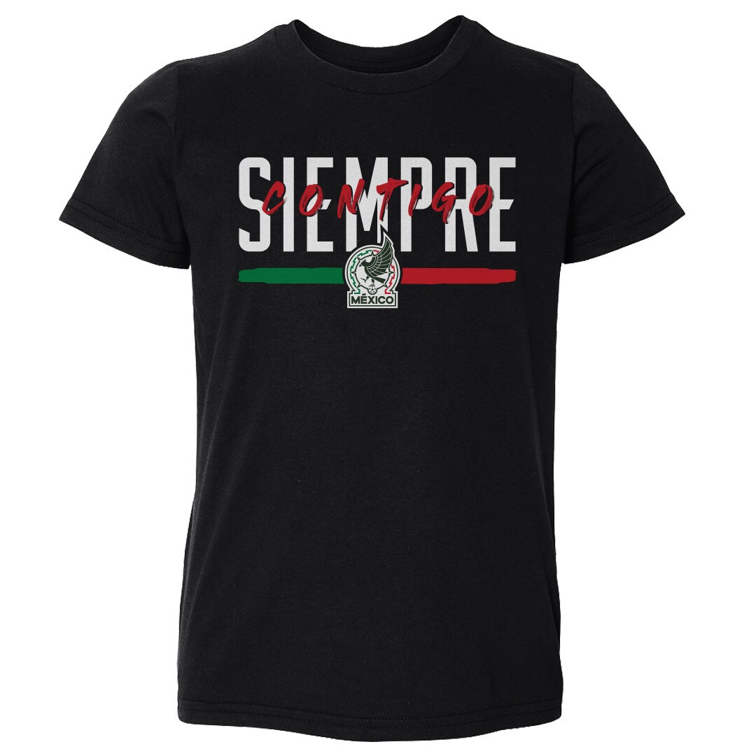 Shop mexico national team 500 level toddler siempre contigo t-shirt – black – Argentina National Team Jerseys & T-Shirts for True Fans