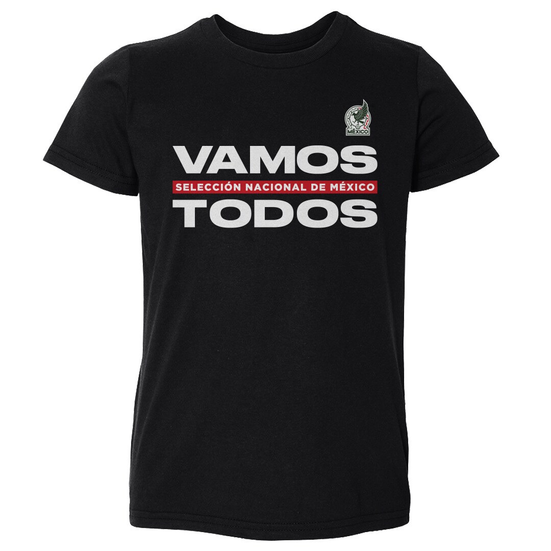 Shop mexico national team 500 level toddler vamos todos t-shirt – black – Argentina National Team Jerseys & T-Shirts for True Fans