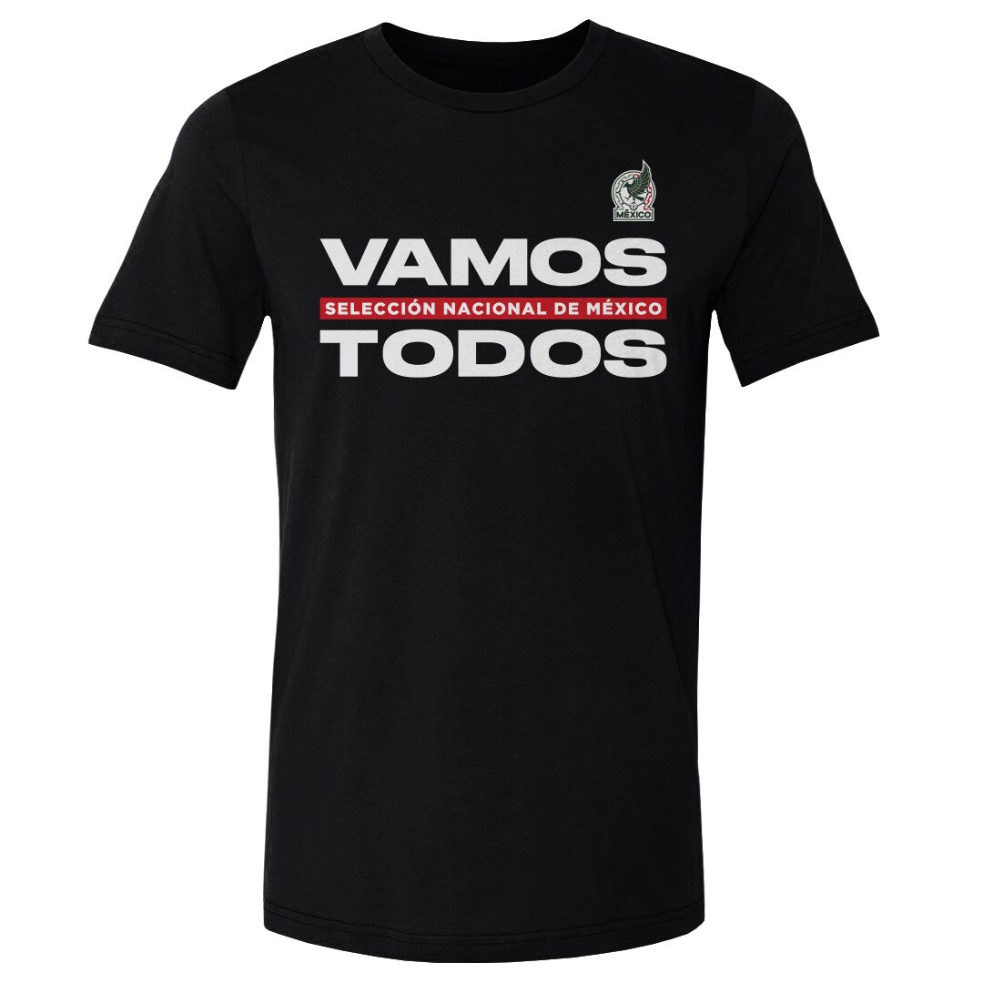 Shop mexico national team 500 level vamos todos cotton t-shirt – black – Argentina National Team Jerseys & T-Shirts for True Fans