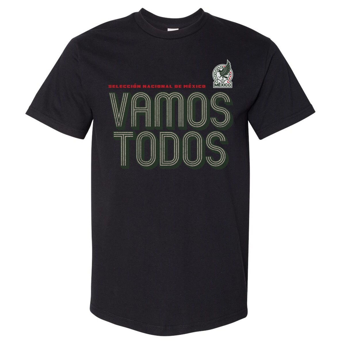 Shop mexico national team 500 level vamos todos inline bold heavyweight t-shirt – black – Argentina National Team Jerseys & T-Shirts for True Fans