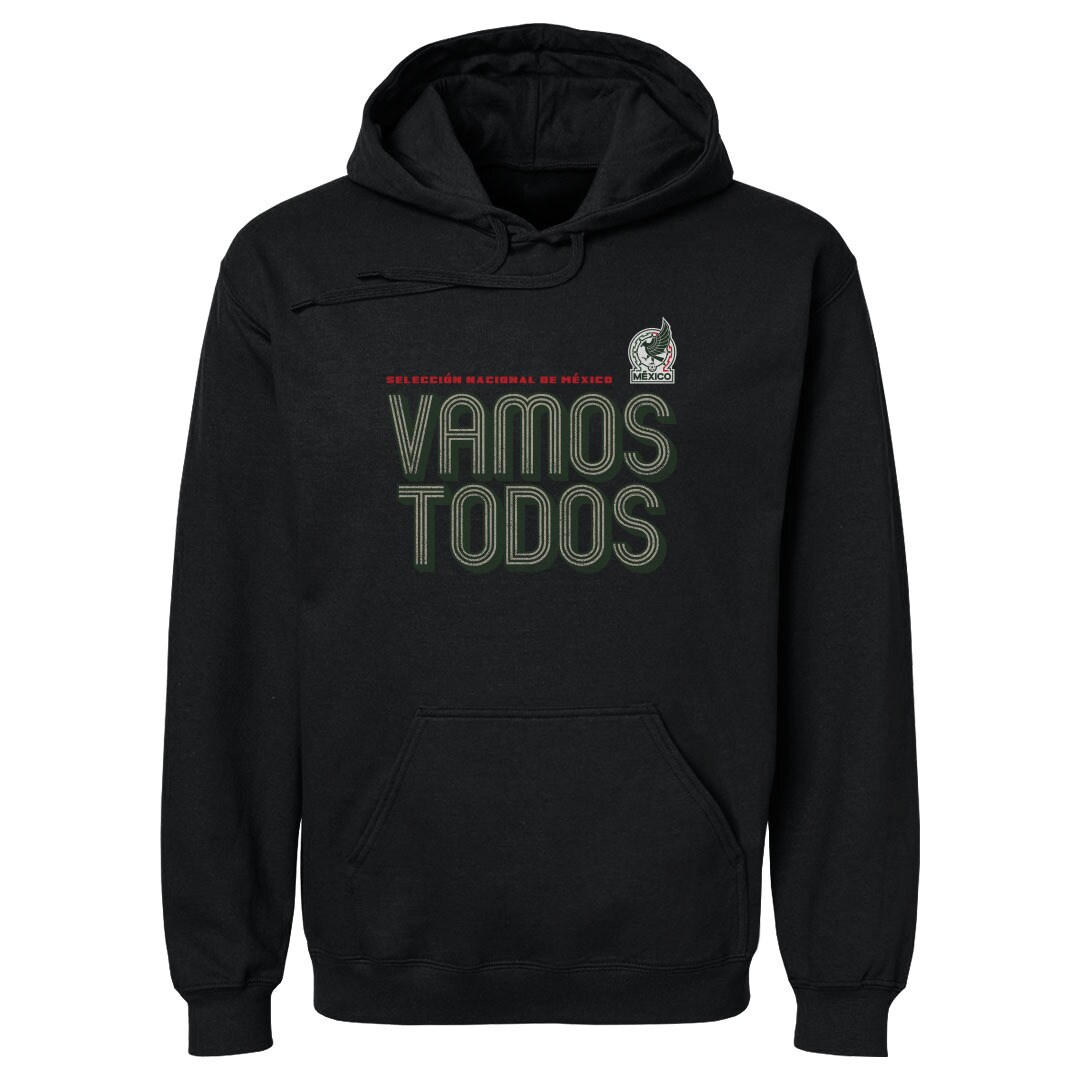 Shop mexico national team 500 level vamos todos inline bold pullover hoodie – black – Argentina National Team Jerseys & T-Shirts for True Fans