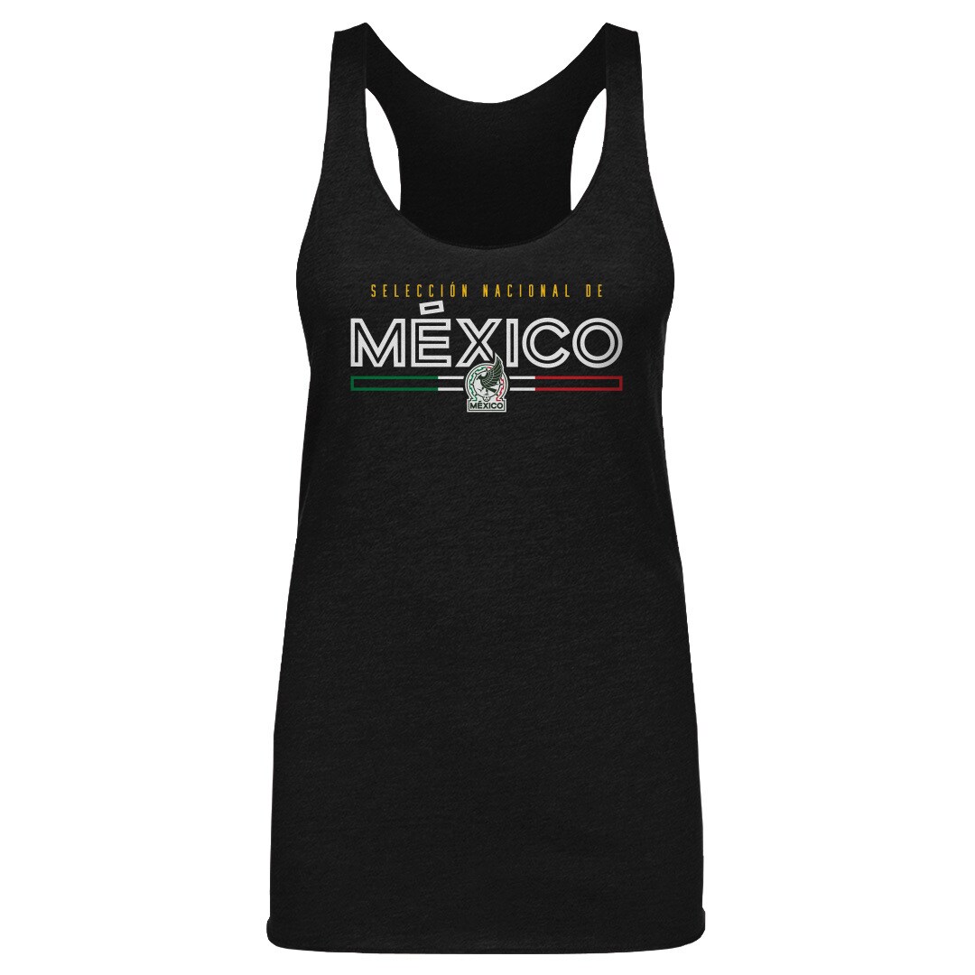 Shop mexico national team 500 level women8217s inline tri-blend racerback tank top – black – Argentina National Team Jerseys & T-Shirts for True Fans