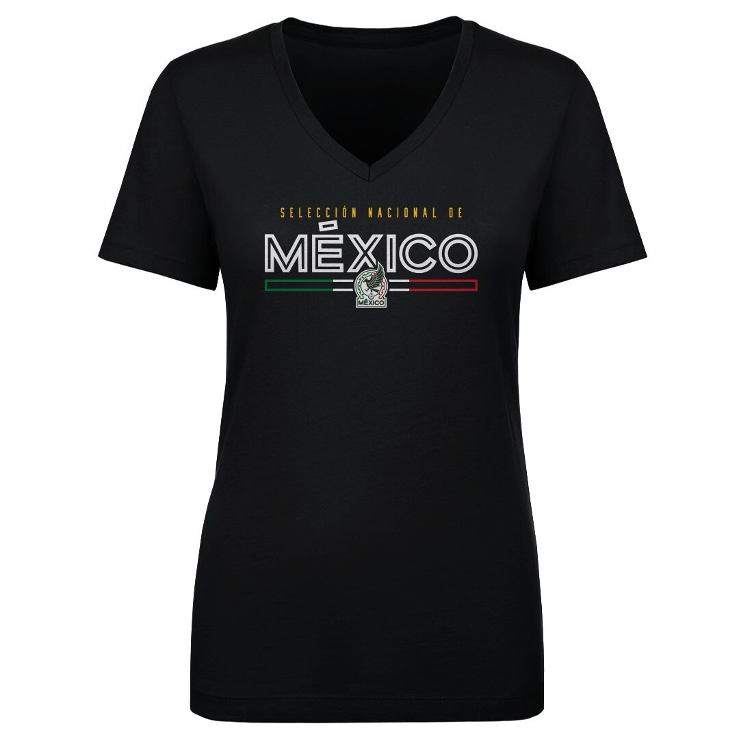 Shop mexico national team 500 level women8217s inline v-neck t-shirt – black – Argentina National Team Jerseys & T-Shirts for True Fans