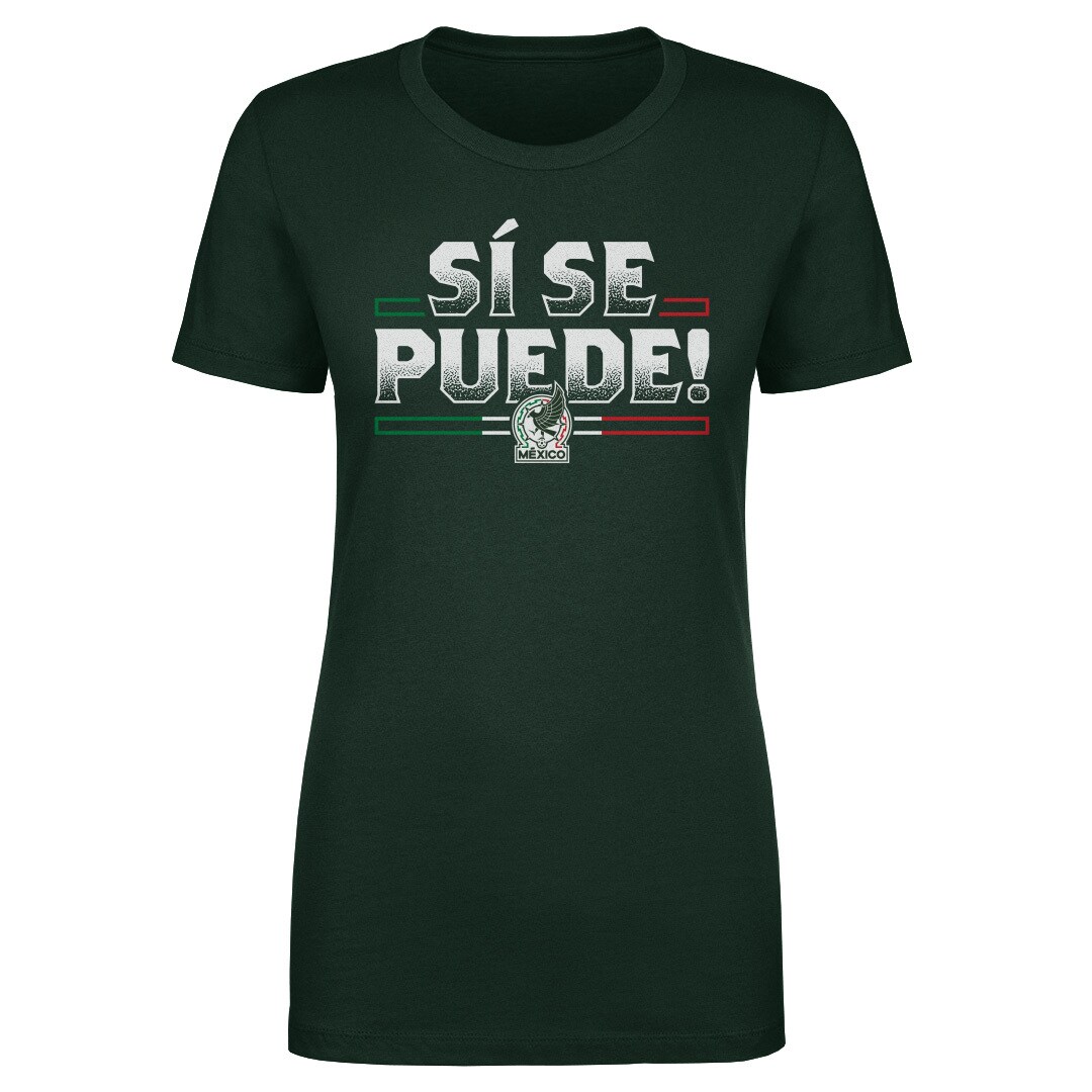 Shop mexico national team 500 level women8217s si se puede t-shirt – forest green – Argentina National Team Jerseys & T-Shirts for True Fans