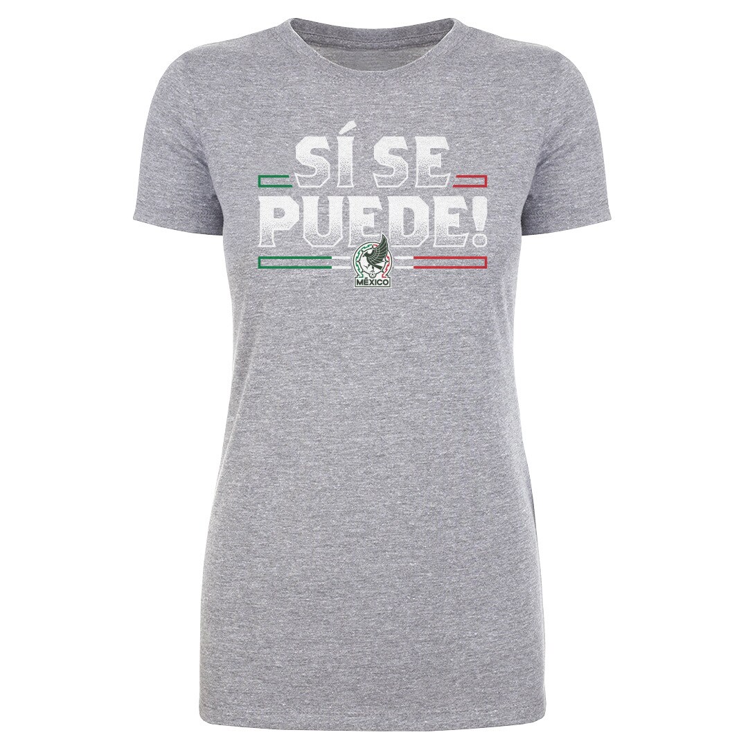 Shop mexico national team 500 level women8217s si se puede t-shirt – heather gray – Argentina National Team Jerseys & T-Shirts for True Fans