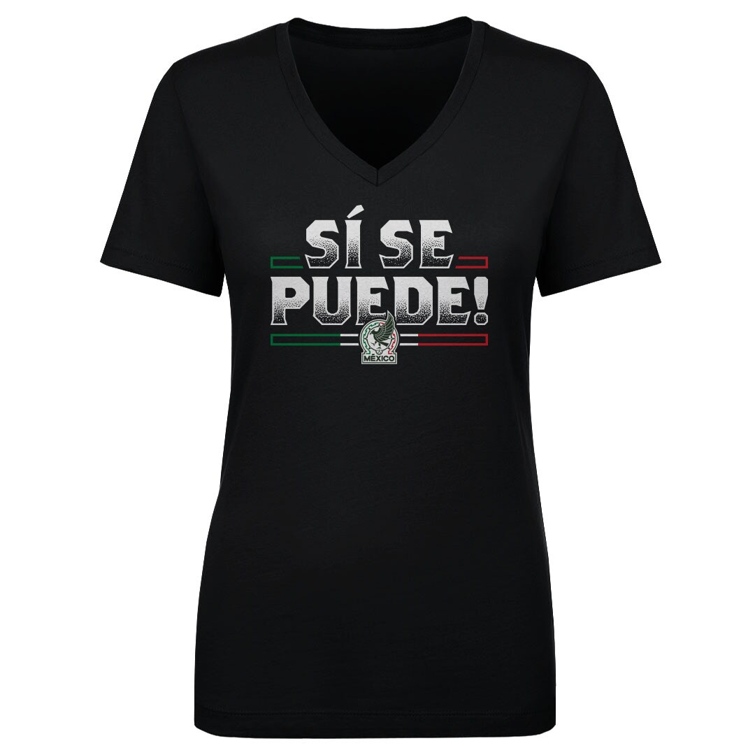 Shop mexico national team 500 level women8217s si se puede v-neck t-shirt – black – Argentina National Team Jerseys & T-Shirts for True Fans