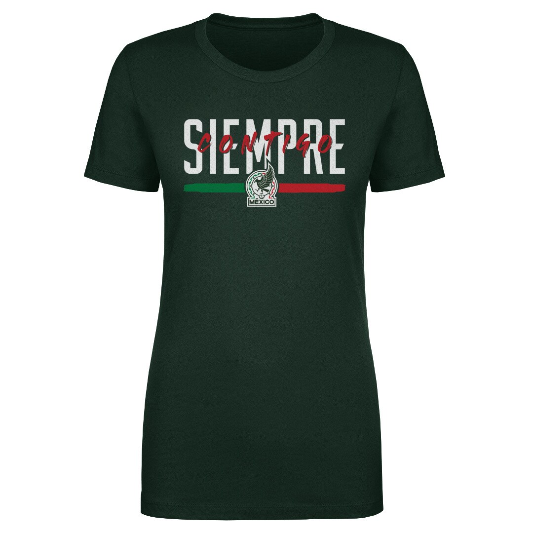 Shop mexico national team 500 level women8217s siempre contigo t-shirt – dark green – Argentina National Team Jerseys & T-Shirts for True Fans