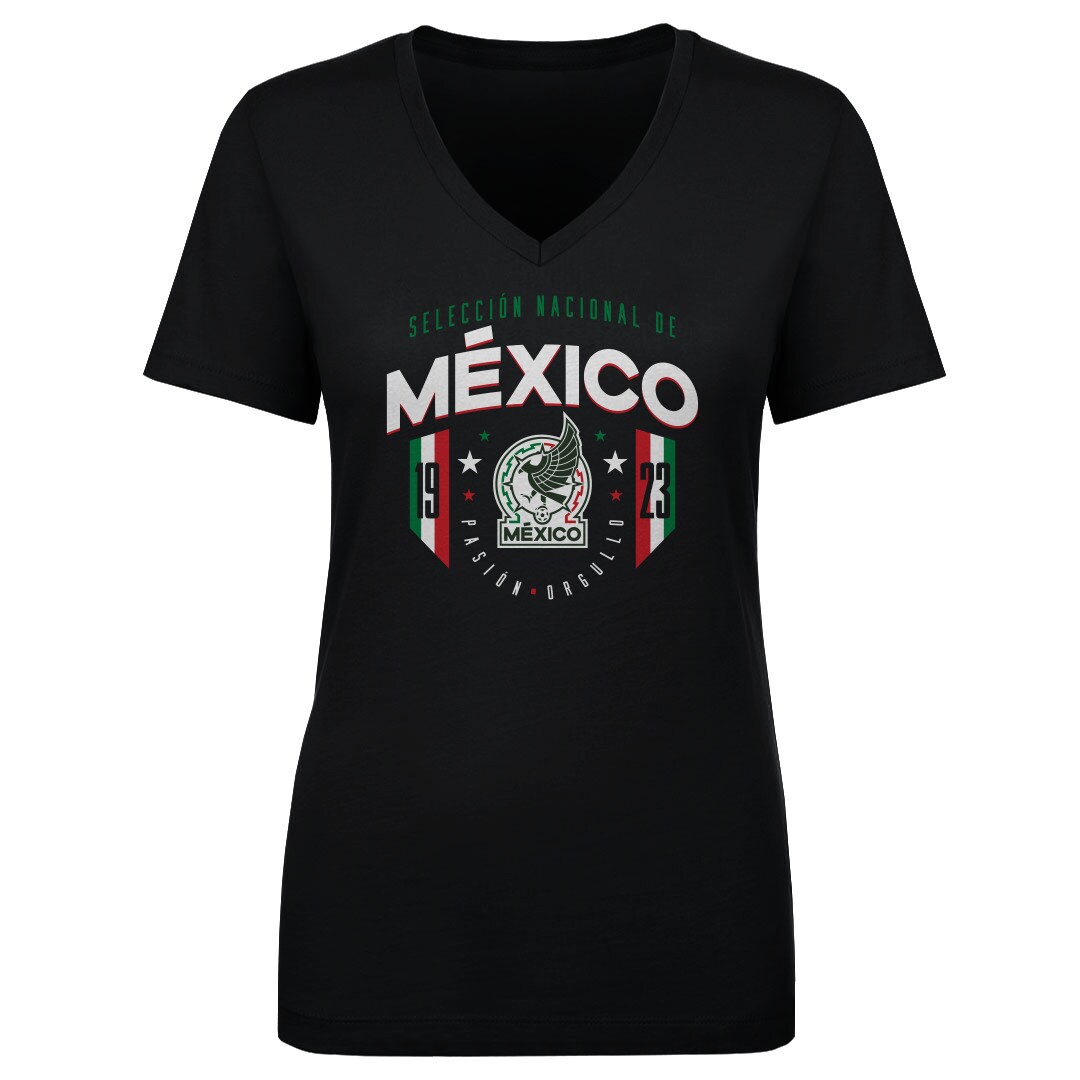 Shop mexico national team 500 level women8217s v-neck t-shirt – black – Argentina National Team Jerseys & T-Shirts for True Fans