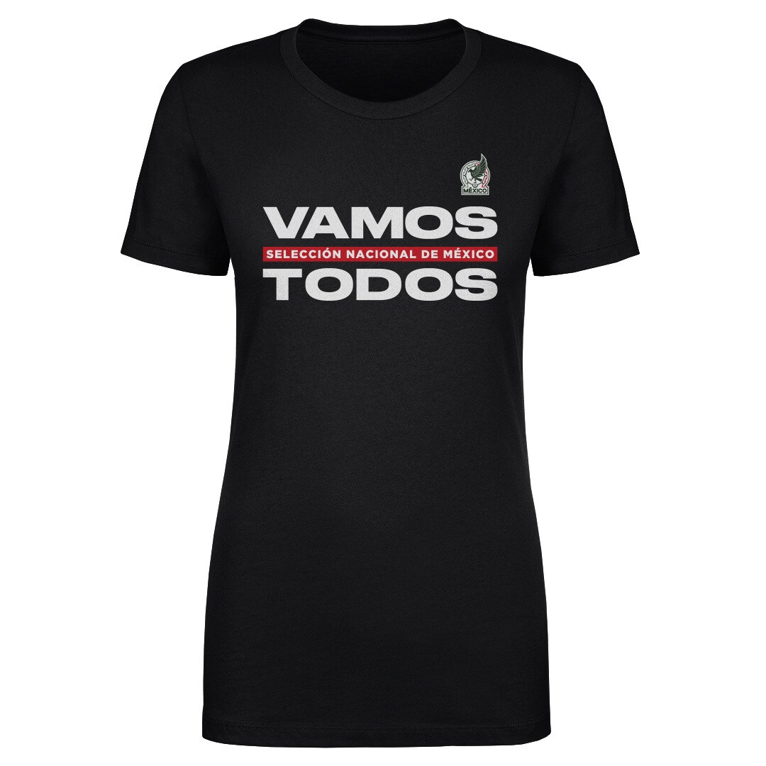 Shop mexico national team 500 level women8217s vamos todos t-shirt – black – Argentina National Team Jerseys & T-Shirts for True Fans