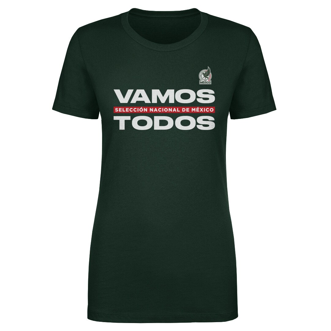 Shop mexico national team 500 level women8217s vamos todos t-shirt – dark green – Argentina National Team Jerseys & T-Shirts for True Fans