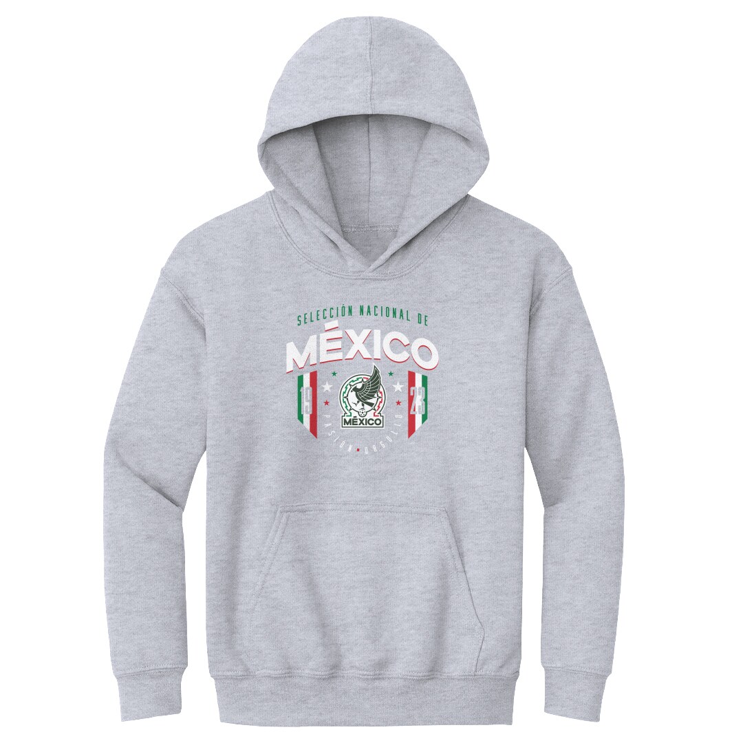 Shop mexico national team 500 level youth 1923 pullover hoodie – gray – Argentina National Team Jerseys & T-Shirts for True Fans