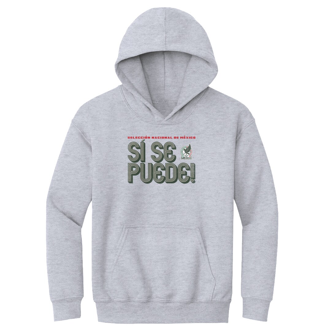 Shop mexico national team 500 level youth si se puede inline bold pullover hoodie – gray – Argentina National Team Jerseys & T-Shirts for True Fans