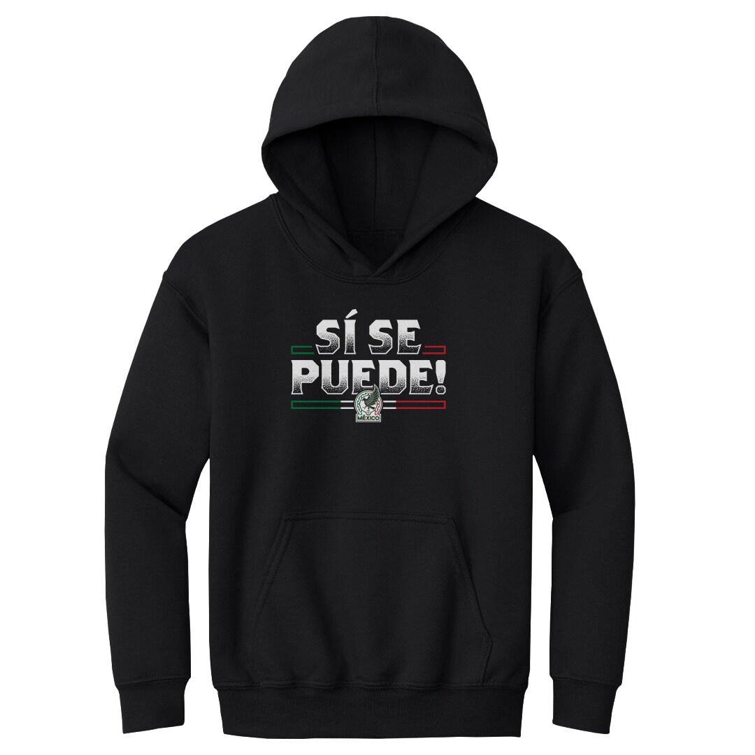Shop mexico national team 500 level youth si se puede pullover hoodie – black – Argentina National Team Jerseys & T-Shirts for True Fans